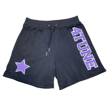4Tune Violet Mesh Shorts